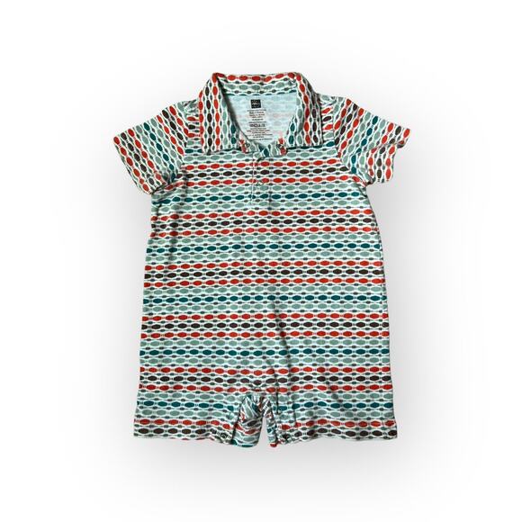 Tea Collection Other - Tea Collection Retro Boys Polo Romper